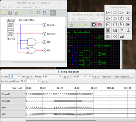 graphical logic circuit simulator