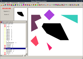 Tangram (puzzle) game clone