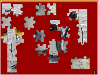 Photo puzzle game for children