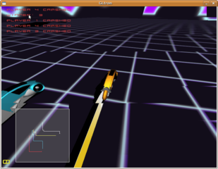 3D lightcycle game