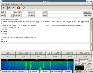 MFSK, RTTY and other digital mode terminal for HF/amateur radio