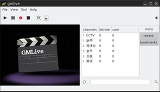 live video frontend for mplayer