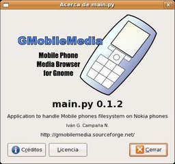 GTK+ application used to browse a mobile phone filesystem