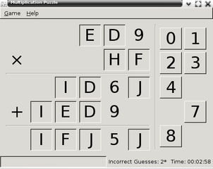 figure out which letters are which numbers