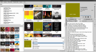 graphical jukebox for large music collections