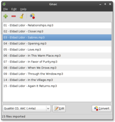 audio converter for GNOME