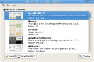 install GNOME themes from art.gnome.org