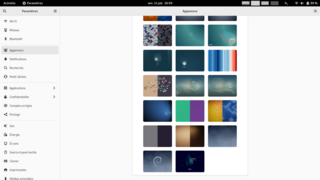 Set of backgrounds packaged with the GNOME desktop