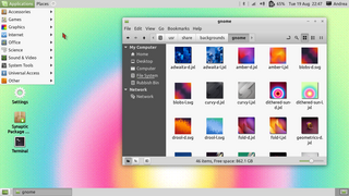 Set of backgrounds packaged with the GNOME desktop
