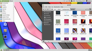 Set of backgrounds packaged with the GNOME desktop
