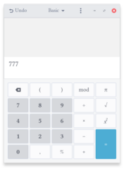 GNOME desktop calculator