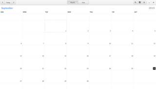 Calendar application for GNOME