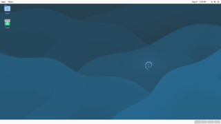 Classic version of the GNOME desktop