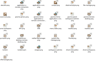 chocolate variation of the GNOME-Colors icon theme