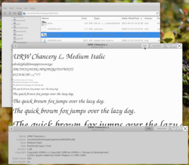 font viewer for GNOME