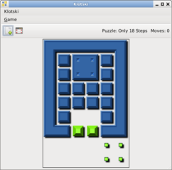 Klotski puzzle game for GNOME