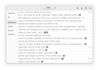 viewer for the systemd journal