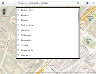 map application for GNOME