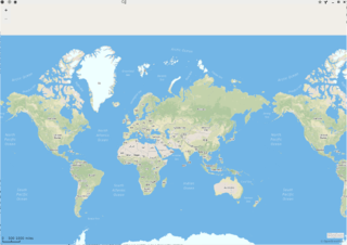 map application for GNOME