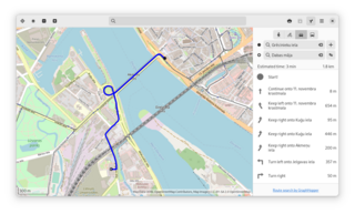 map application for GNOME