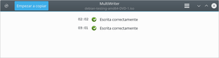 Grabación ISO en 2 USB - terminado.