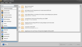 Add/remove software