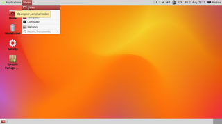 traditional panel, used in GNOME Flashback