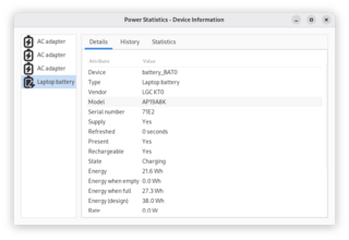 power management tool for the GNOME desktop