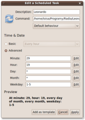 GNOME scheduler for automatic tasks