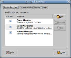 GNOME Session Manager - default GNOME session