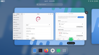 Extension that adds a blur look to different parts of the GNOME Shell