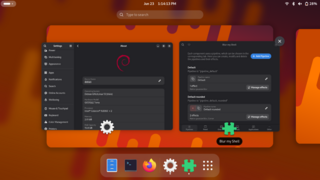 Extension that adds a blur look to different parts of the GNOME Shell