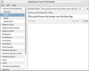 Simple font preview and compare application for GNOME