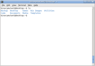 GNOME terminal emulator application
