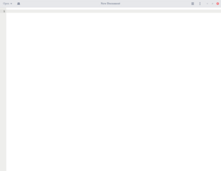 simple text editor for GNOME