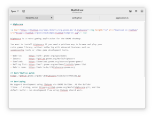 simple text editor for GNOME