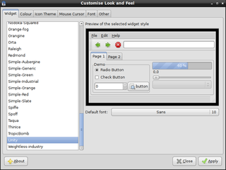 extra themes for the GNOME desktop
