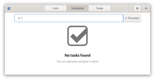Scheduled tasks