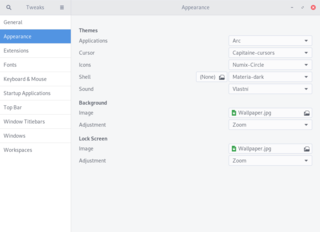 tool to adjust advanced configuration settings for GNOME