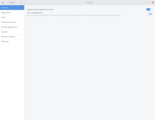 tool to adjust advanced configuration settings for GNOME