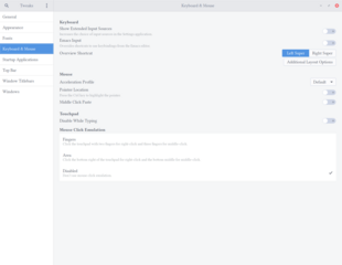 tool to adjust advanced configuration settings for GNOME