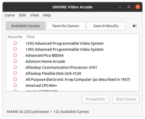 Simple MAME frontend