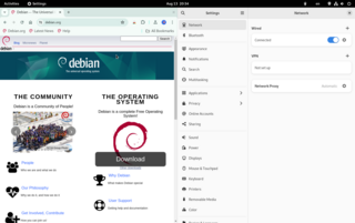 Full GNOME Desktop Environment, with extra components
