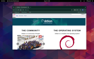 Full GNOME Desktop Environment, with extra components