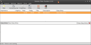 utility for tracking and invoicing time spent on projects