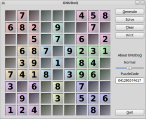An open source, graphical Su Doku generator and solver with printer support
