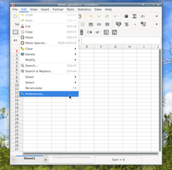spreadsheet application for GNOME - main program