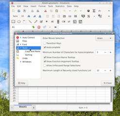 spreadsheet application for GNOME - main program