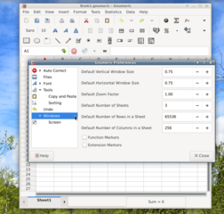 spreadsheet application for GNOME - main program