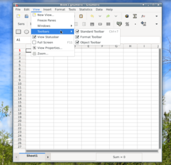 spreadsheet application for GNOME - main program
